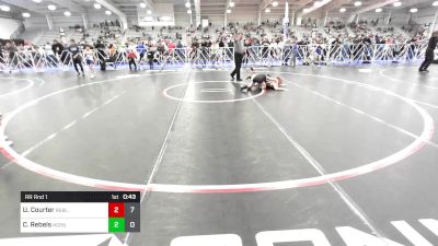 85 lbs Rr Rnd 1 - Urijah Courter, Rebellion Uprising vs Cole Rebels, Iron Horse Wrestling Club