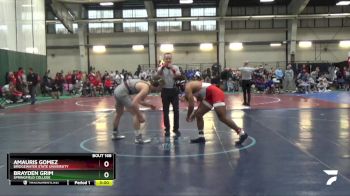 174 lbs Cons. Round 1 - Amauris Gomez, Bridgewater State University vs Brayden Grim, Springfield College