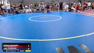 120 lbs Champ. Round 2 - Damian Fernandez, Outlaw Wrestling Club vs Luke Sturdivant, Askeo International Mat Club