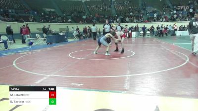 140 lbs 3rd Place - Mack Powell, Bristow vs Bennett Sartain, Husky Wrestling Club