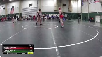 132 lbs Round 4 (16 Team) - Cyrus Wells, Broken Bow vs Caydn Kucera, Columbus