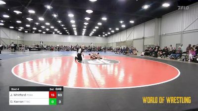 160 lbs Rr Rnd 2 - Rhodes Molenda, POWA 12 U vs Chase Montroy, Team Tulsa NDT