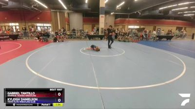 53 lbs Round 1 - Gabriel Tantillo, Warrior Trained Wrestling vs Kyleigh Danielson, Texas Elite Wrestling Club