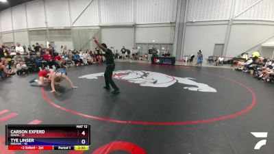 132 lbs Round 1 (16 Team) - Carson Exferd, Idaho vs Tye Linser, Indiana