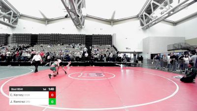 140-H lbs Quarterfinal - Connor Kerney, Cedar Grove vs Joseph Ramirez, GPS Wrestling Club