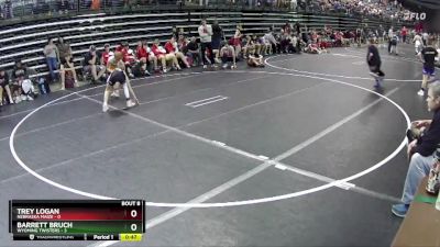 80 lbs Round 3 (6 Team) - Trey Logan, Nebraska Maize vs Barrett Bruch, Wyoming Twisters