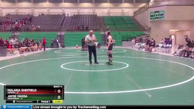 170 lbs Quarterfinals (8 Team) - Malakia Sheffield, Jordan vs Jayde Massa, Greenbrier