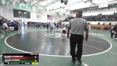 120 lbs Semifinal - Ronnie Ramirez, Walnut vs Ricardo Rodriguez, Santa Fe