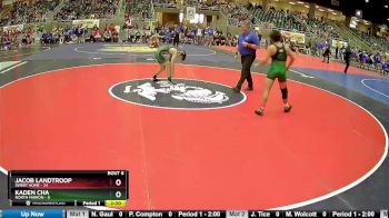 134 lbs Round 3 (4 Team) - Jacob Landtroop, Sweet Home vs Kaden Cha, North Marion