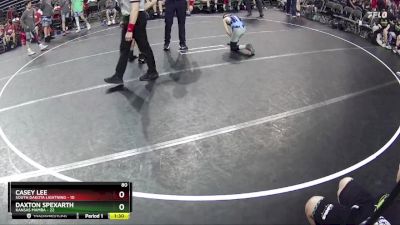 80 lbs Round 3 (6 Team) - Daxton Spexarth, Kansas Mamba vs Casey Lee, South Dakota Lightning