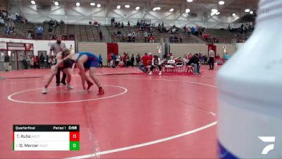 220 lbs Quarterfinal - Dominick Mercer, Martinsville vs Tyson Ruhe, Intense Wrestling Club