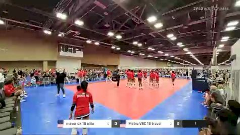 maverick 16 elite vs Metro VBC 16 travel - 2022 JVA Summerfest presented by Nike