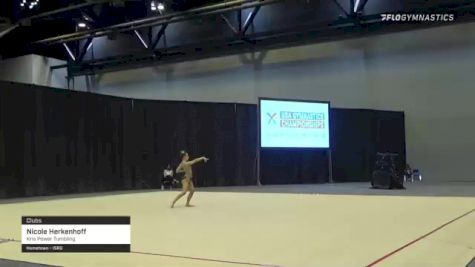 Nicole Herkenhoff - Clubs, Kris Power Tumbling - 2021 USA Gymnastics Championships