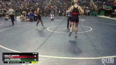 1A 138 lbs Quarterfinal - Aldo Hernandez, Uwharrie Charter Academy vs Staley Griffith, Avery County