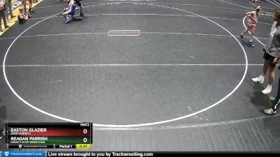 58 lbs Quarterfinal - Reagan Parrish, Legacy Elite Wrestling vs Easton Glazier, Dixie Hornets