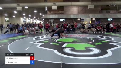 52 kg Rnd Of 32 - Ryder Owen, Inland Northwest Wrestling Training Center vs Liam Carey, Sarbacker Wrestling Academy