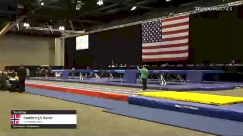 Kambreigh Baker - Tumbling, Upsidedowners - 2021 USA Gymnastics Championships