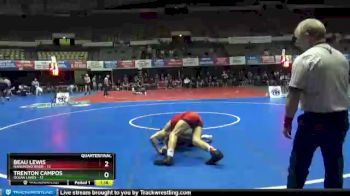 132 lbs Friday 8:30pm - Beau Lewis, Nansmond River vs Trenton Campos, Ocean Lakes