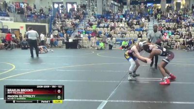 122 lbs Quarterfinal - Mason Glotfelty, Hillbilly Hammers vs Braelin Brooks, Beat The Streets