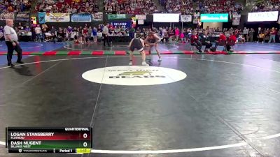 AA - 145 lbs Quarterfinal - Logan Stansberry, Flathead vs Dash Nugent, Billings West