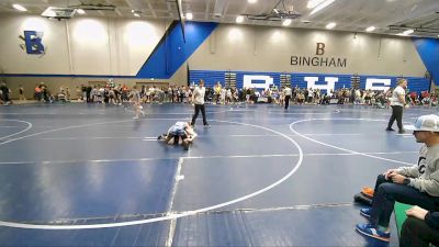 92 lbs Champ. Round 1 - Cooper Hurl, Charger Wrestling Club vs Kaycen Cutler, Bonneville Wrestling Club