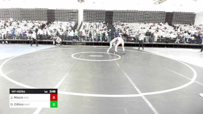 147-HS2 lbs Semifinal - James Moore, West Islip vs Domenic DiRico, Savage Wrestling Academy