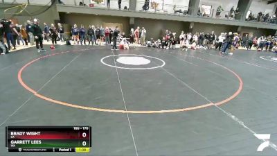 170 lbs Champ. Round 2 - Brady Wight, CA vs Garrett Lees, WA