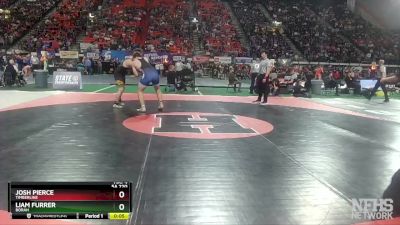 5A 220 lbs Cons. Round 1 - Josh Pierce, Timberline vs Liam Furrer, Borah