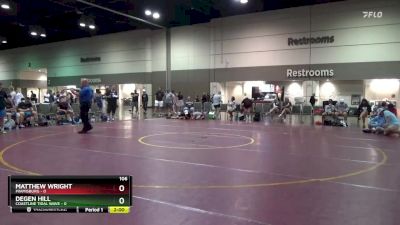 106 lbs Round 2 (6 Team) - Degen Hill, Coastline Tidal Wave vs Matthew Wright, Miamisburg