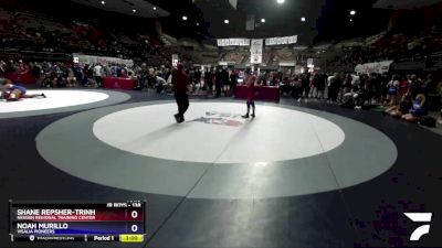 138 lbs Champ. Round 2 - Noah Murillo, Visalia Pioneers vs Shane Repsher-Trinh, NexGen Regional Training Center