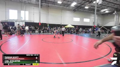 67-71 lbs Round 3 - Cael Schlueter, Rough House vs Thomas Scott, Fort Irwin Wrestling Program