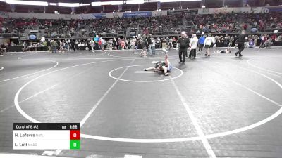 85 lbs Consi Of 8 #2 - Hercules Lefevre, Mat Rats Wrestling Club vs Logan Lott, Mascoutah High School