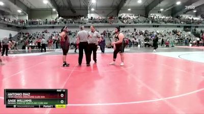 250+ Round 2 - Sage Williams, Nevada Tiger Pit Wrestling Club-AAA vs Antonio Diaz, Team Central Wrestling Club-AAA