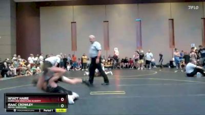 82 lbs Round 1 - Isaac Crowley, Repmo Wrestling vs Wyatt Haire, Hurricane Wrestling Academy