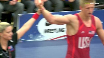 92 kg Semifinal - Hayden Zillmer, Minnesota Storm vs Nikko Reyes, Valley RTC