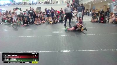 44 lbs Round 7 (10 Team) - Allana Smith, Florida Scorpions Gold vs Elias Laster, Florida Scorpions Black