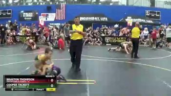 46 lbs Round 5 (6 Team) - Braxton Thompson, Untouchables Purple vs Cooper Tackett, Steel Valley Psychos