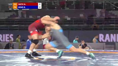 97 kgs Round of 16 - Morgan Smith (USA) vs Benjamin Honis (ITA)