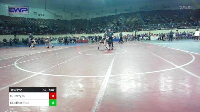 76 lbs Semifinal - Colton Perry, Tulsa Union vs Max Miner, Prodigy Elite Wrestling