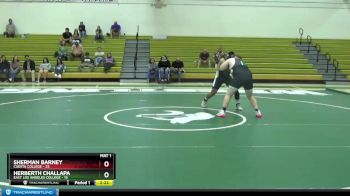 285 lbs Finals (2 Team) - Sherman Barney, Cuesta College vs Herberth Challapa, East Los Angeles College