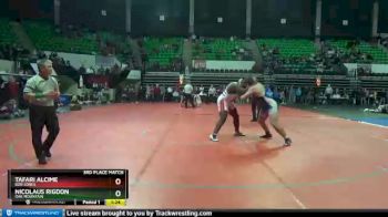 285 lbs 3rd Place Match - TAFARI ALCIME, Bob Jones vs Nicolaus Rigdon, Oak Mountain