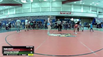 121 lbs Round 2 - Rain Scott, Springs Elite Wrestling Club vs Emmalynn Moore, Highland Wrestling Club