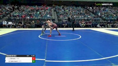 145 lbs Round of 64 - Jaxen Gilmore, Yukon vs Andrew DeArmand, Catoosa