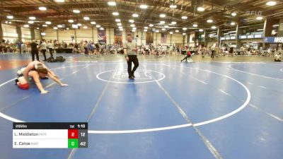 285 lbs Rr Rnd 1 - Logan Middleton, Patriot USA Wrestling Club vs Elan Catoe, 84 Athletes Black