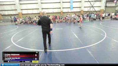 75 lbs Round 4 (6 Team) - Tytan Freeman, IDAHO vs Tucker Buckley, Montana, MT