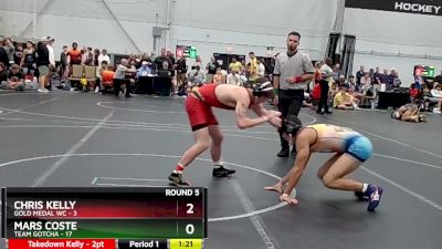 132 lbs Round 5 (8 Team) - Mars Coste, Team Gotcha vs Chris Kelly, Gold Medal WC