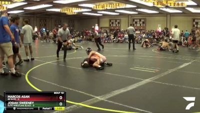 108 lbs Round 4 (6 Team) - Marcos Asan, BK ELITE vs JOSIAH SWEENEY, Elite Wrestling Black