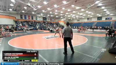 165 lbs Cons. Round 2 - Carson Pottenger, Heidelberg University vs Dejon Glaster, Millikin University