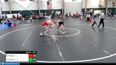 160 lbs Round 3 (16 Team) - Kaleb Broome, Wahoo vs Ben Mcgee, Amherst