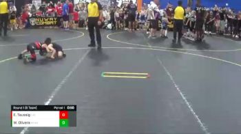 40 lbs Round 1 (6 Team) - Weston Olivera, No Escape Wrestling Academy vs Ezra Taussig, East Kansas Eagles